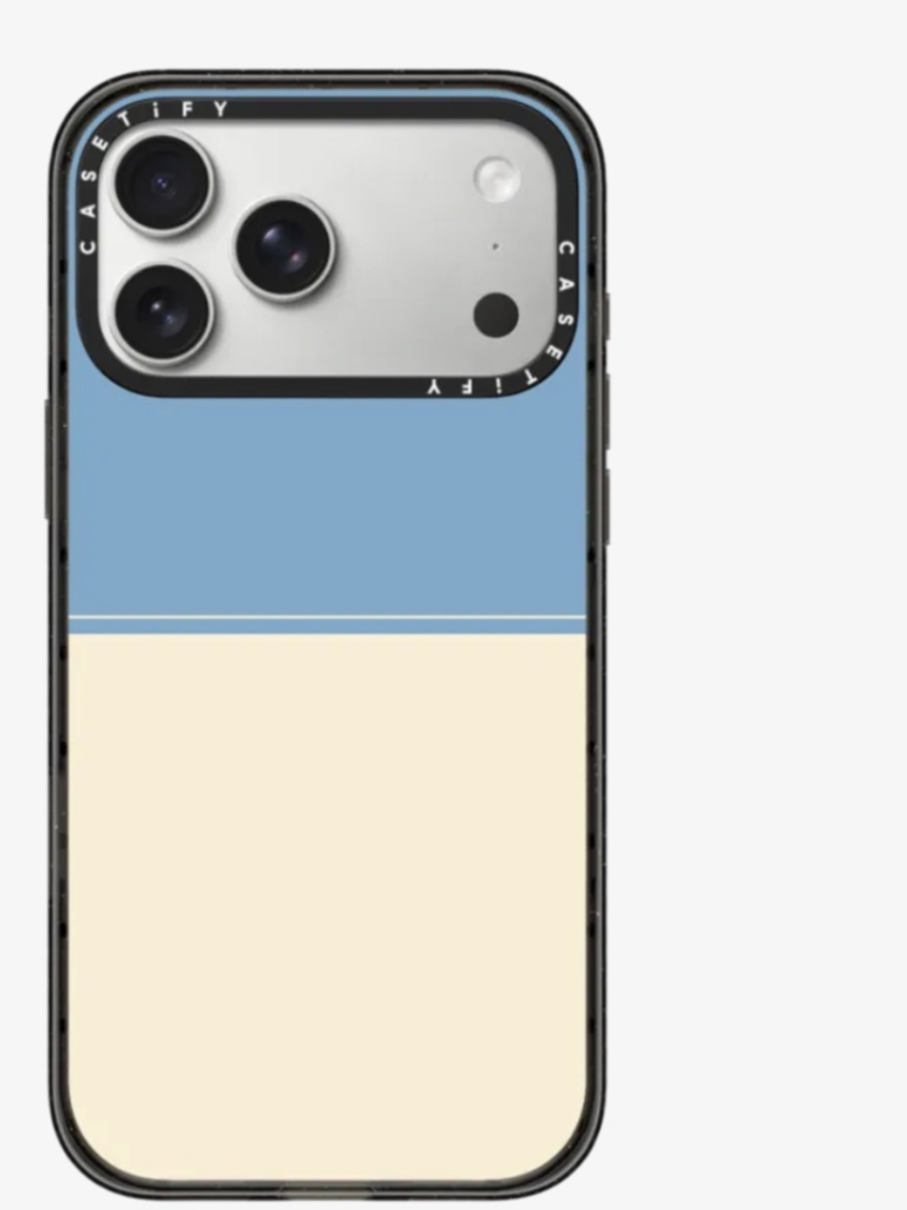 stripes blue and beige - iPhone 17 pro max